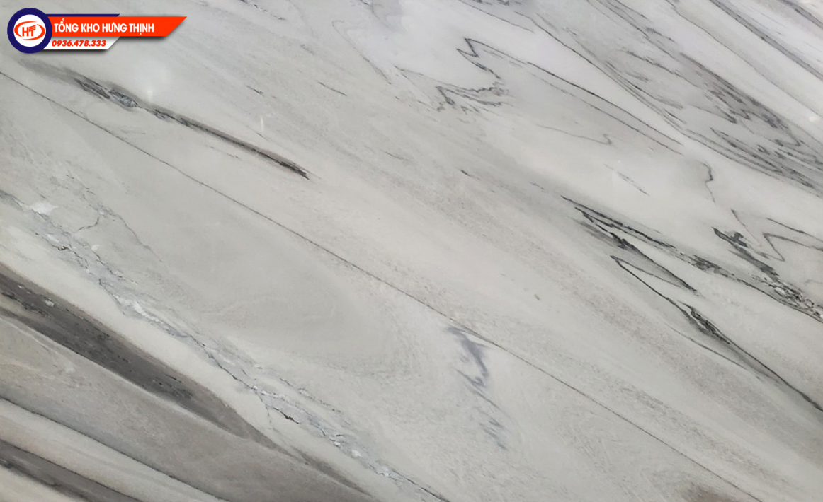 Đá Xuyên Sáng Bruno White - Vân Lụa