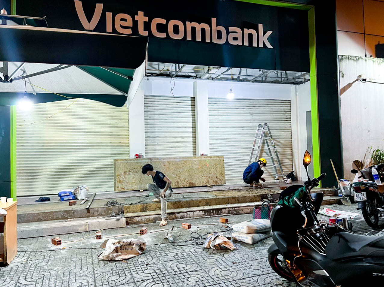 Mặt tiền Vietcombank Quận 1